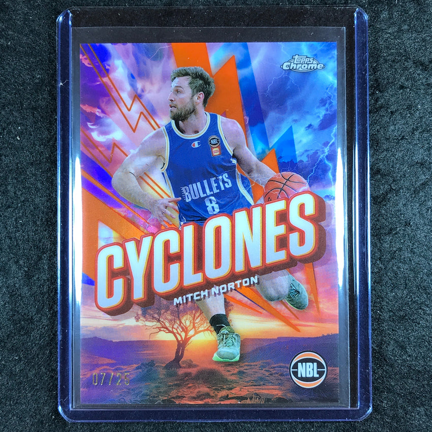 2024-25 Topps Chrome NBL MITCH NORTON Cyclones Orange 7/25 #4