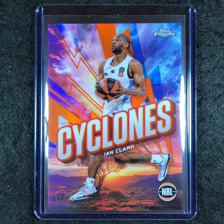2024-25 Topps Chrome NBL IAN CLARK Cyclones Orange 11/25 #10