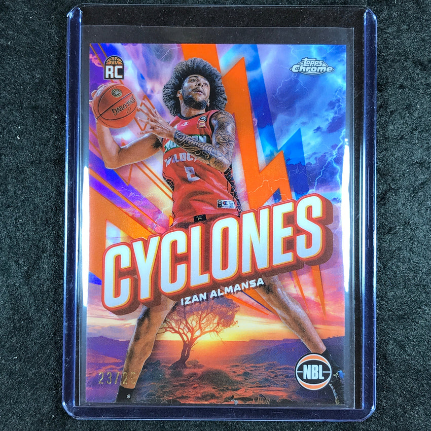 2024-25 Topps Chrome NBL IZAN ALMANSA Cyclones Rookie Orange 23/25 #13