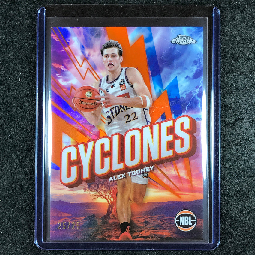 2024-25 Topps Chrome NBL ALEX TOOHEY Cyclones Orange 25/25 #17