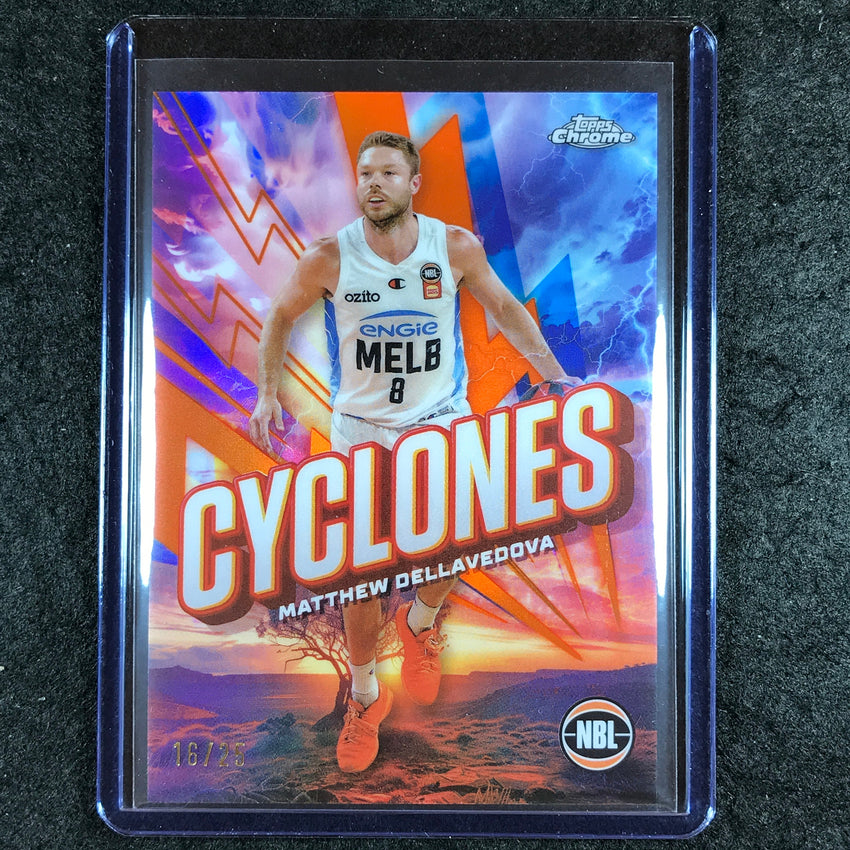 2024-25 Topps Chrome NBL MATTHEW DELLAVEDOVA Cyclones Orange 16/25 #23