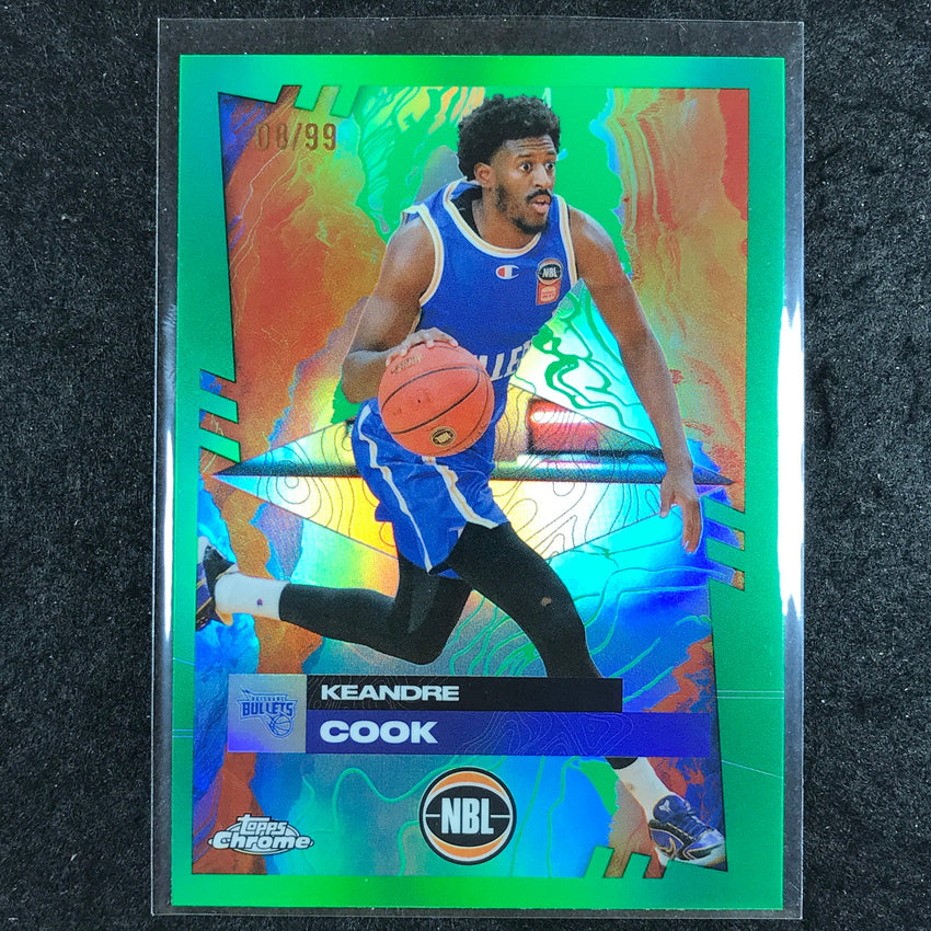 2024-25 Topps Chrome NBL KEANDRE COOK Base Green 8/99 #20