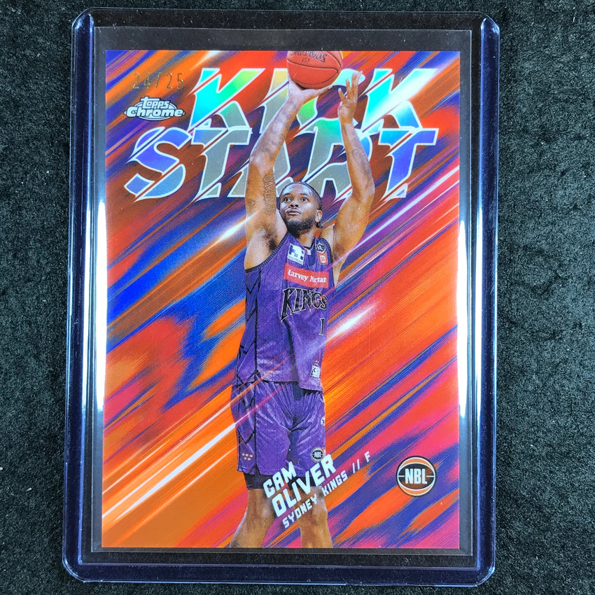 2024-25 Topps Chrome NBL CAM OLIVER Kick Start Orange 24/25 #19