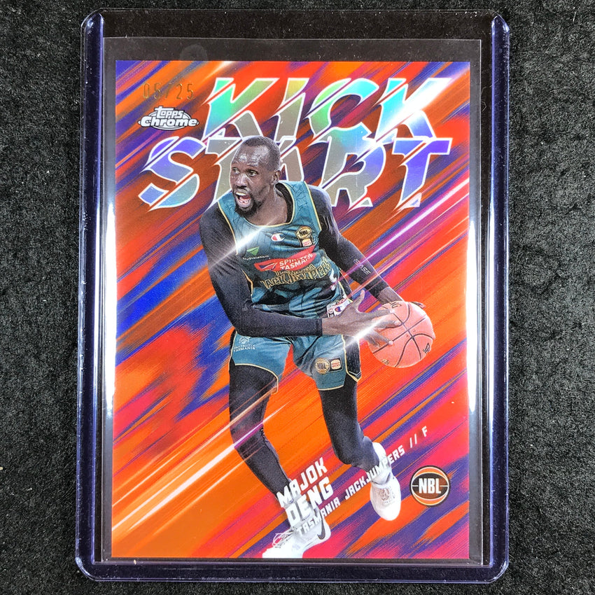 2024-25 Topps Chrome NBL MAJOK DENG Kick Start Orange 5/25 #20