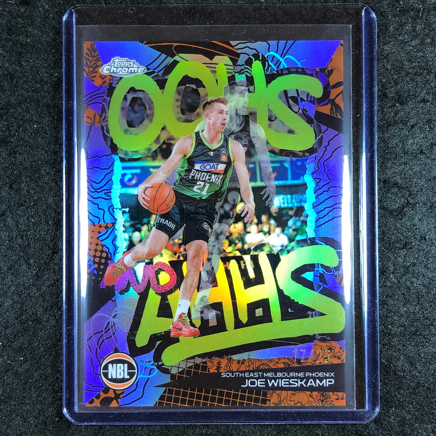 2024-25 Topps Chrome NBL JOE WIESKAMP Oohs and Ahhs Orange 17/25 #24