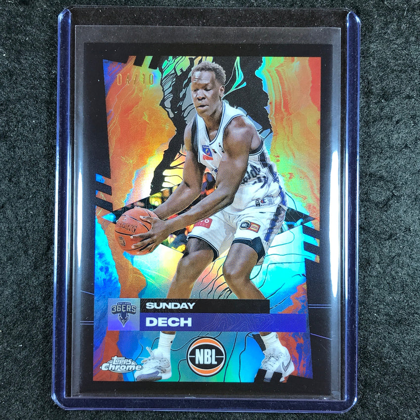 2024-25 Topps Chrome NBL SUNDAY DECH Base Black 4/10 #10