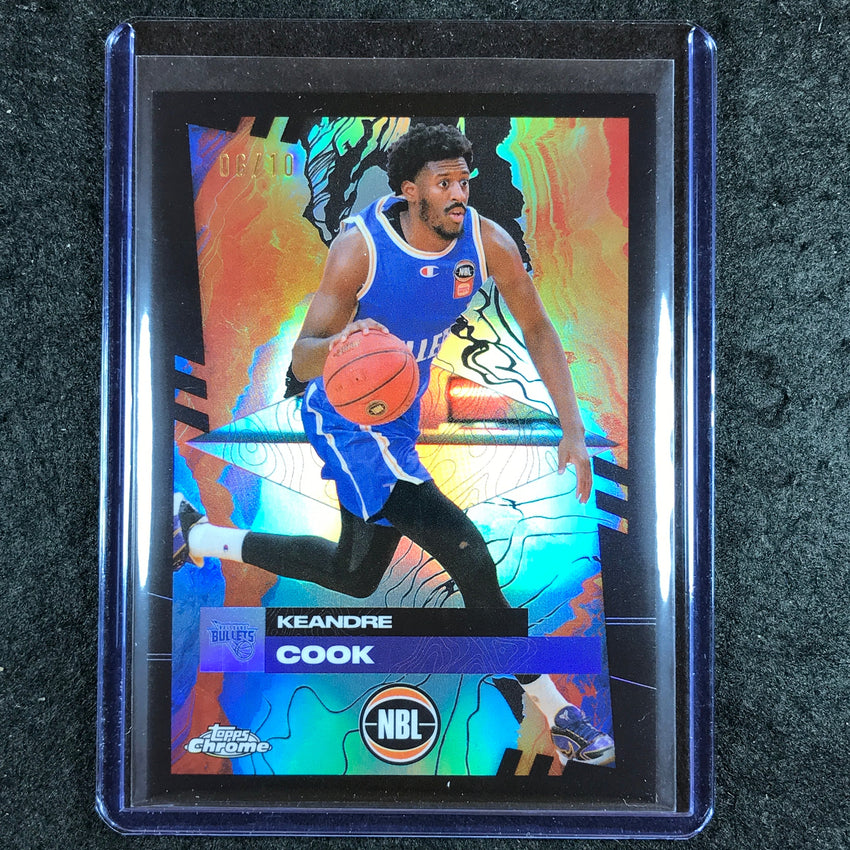 2024-25 Topps Chrome NBL KEANDRE COOK Base Black 6/10 #20