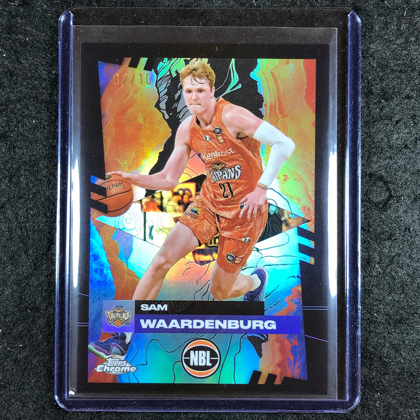 2024-25 Topps Chrome NBL SAM WAARDENBURG Base Black 2/10 #21