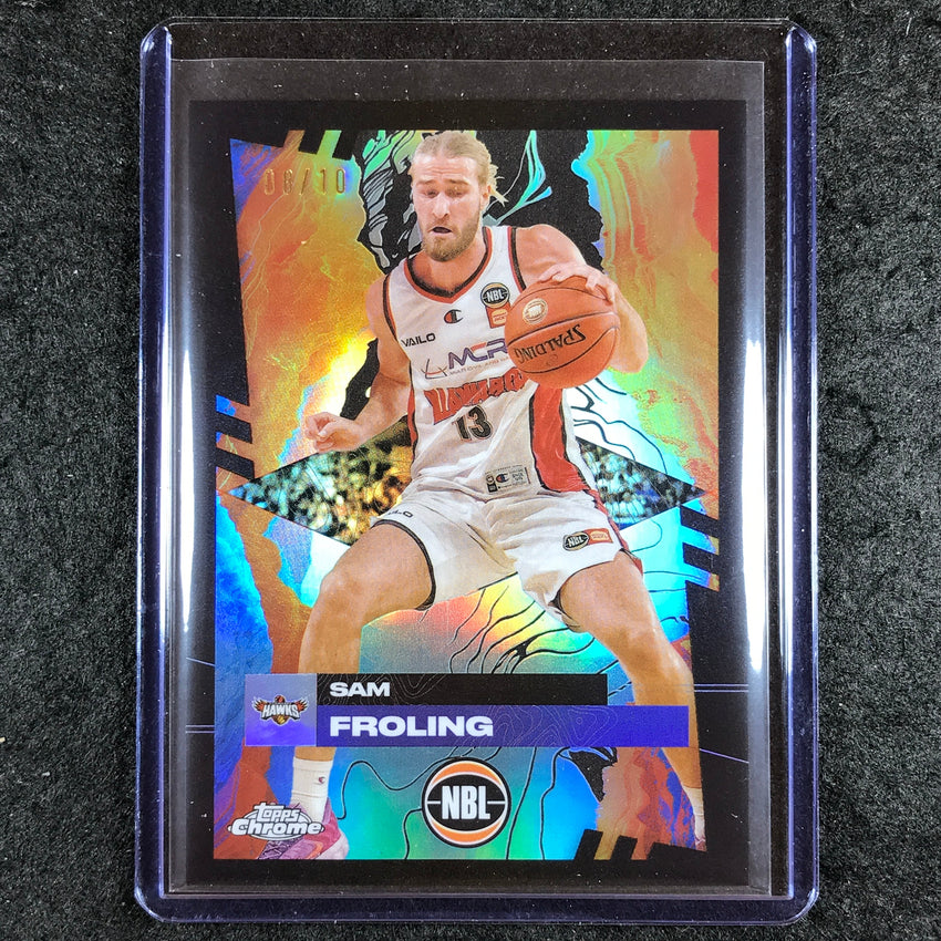 2024-25 Topps Chrome NBL SAM FROLING Base Black 8/10 #35