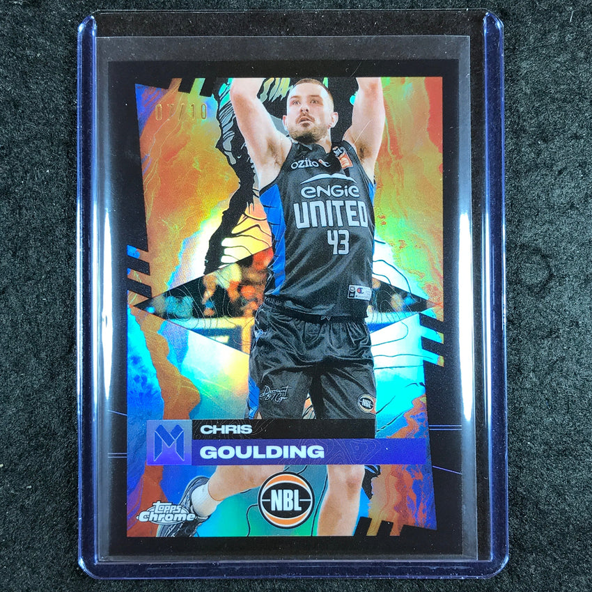 2024-25 Topps Chrome NBL CHRIS GOULDING Base Black 7/10 #41