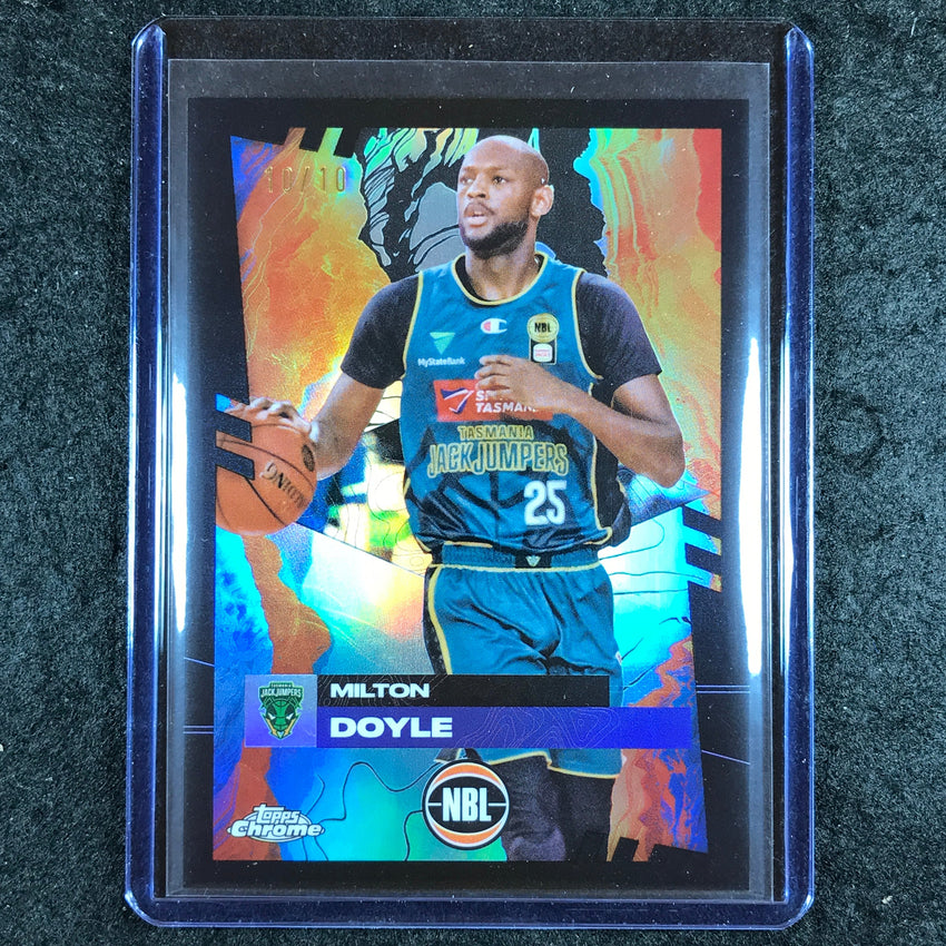 2024-25 Topps Chrome NBL MILTON DOYLE Base Black 10/10 #92