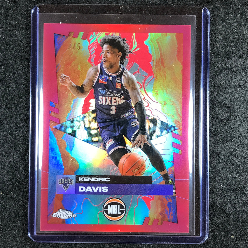 2024-25 Topps Chrome NBL KENDRIC DAVIS Base Red 2/5 #6