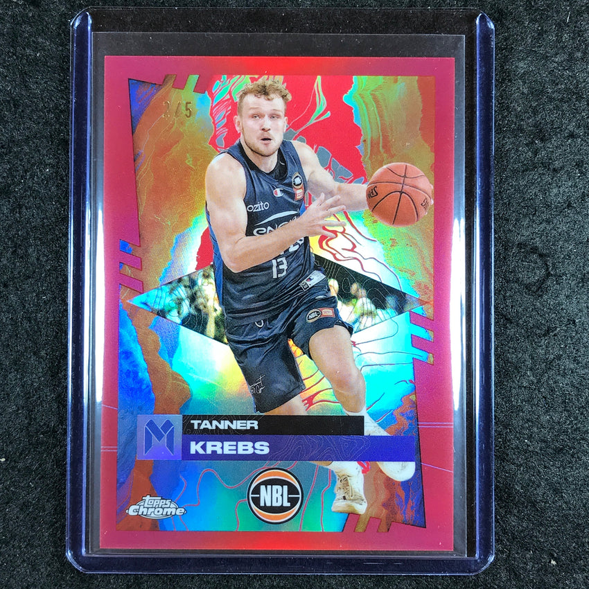 2024-25 Topps Chrome NBL TANNER KREBS Base Red 2/5 #47