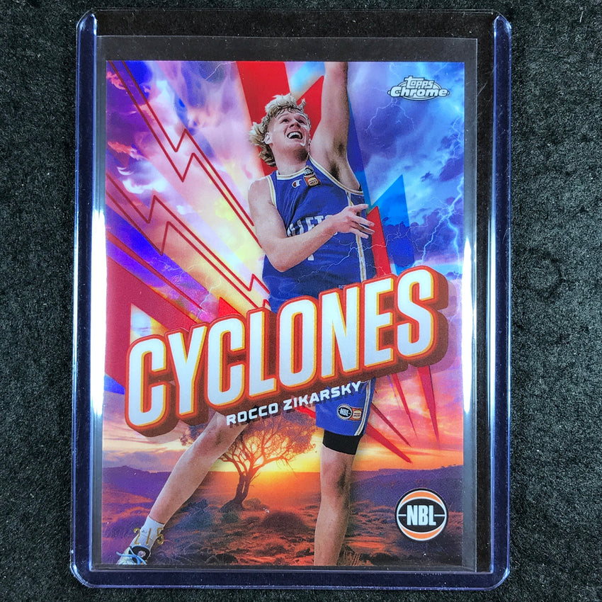 2024-25 Topps Chrome NBL ROCCO ZIKARSKY Cyclones Red 2/5 #3