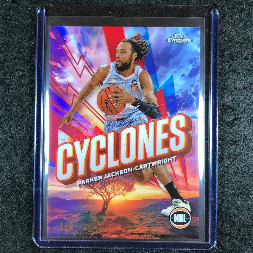 2024-25 Topps Chrome NBL PARKER JACKSON-CARTWRIGHT Cyclones Red 1/5 #12