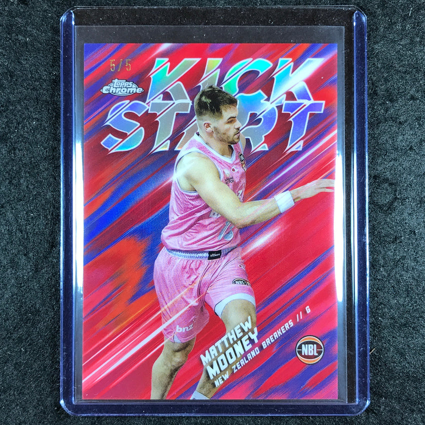 2024-25 Topps Chrome NBL MATTHEW MOONEY Kick Start Red 5/5 #16
