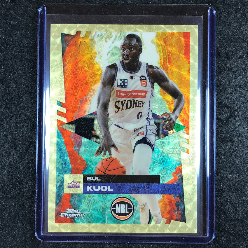 2024-25 Topps Chrome NBL BUL KUOL Base Gold Superfractor 1/1 #89