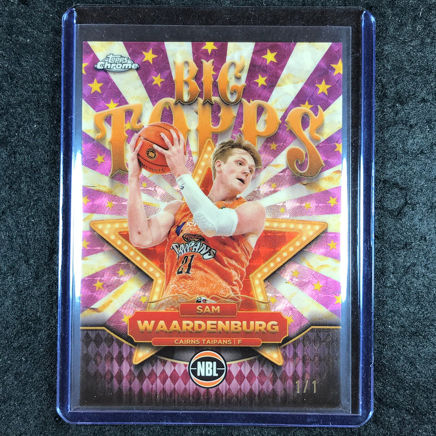 2024-25 Topps Chrome NBL SAM WAARDENBURG Big Topps Gold Superfractor 1/1 #3