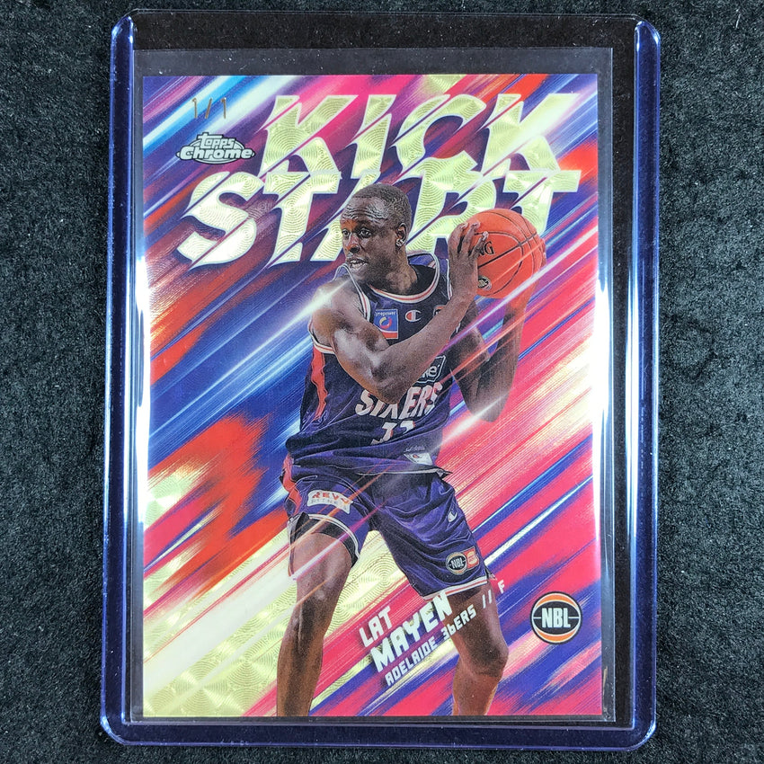 2024-25 Topps Chrome NBL LAT MAYEN Kick Start Gold Superfractor 1/1 #11
