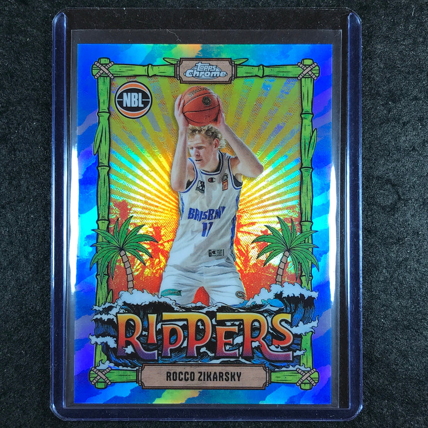 2024-25 Topps Chrome NBL ROCCO ZIKARSKY Rippers SSP #2