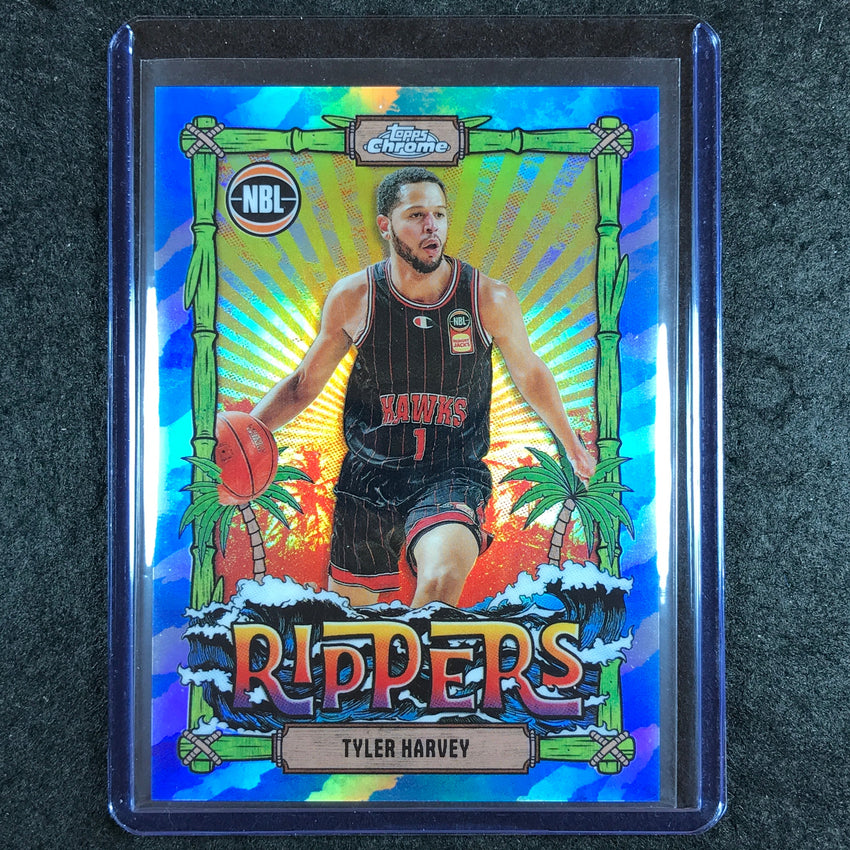 2024-25 Topps Chrome NBL TYLER HARVEY Rippers SSP #4