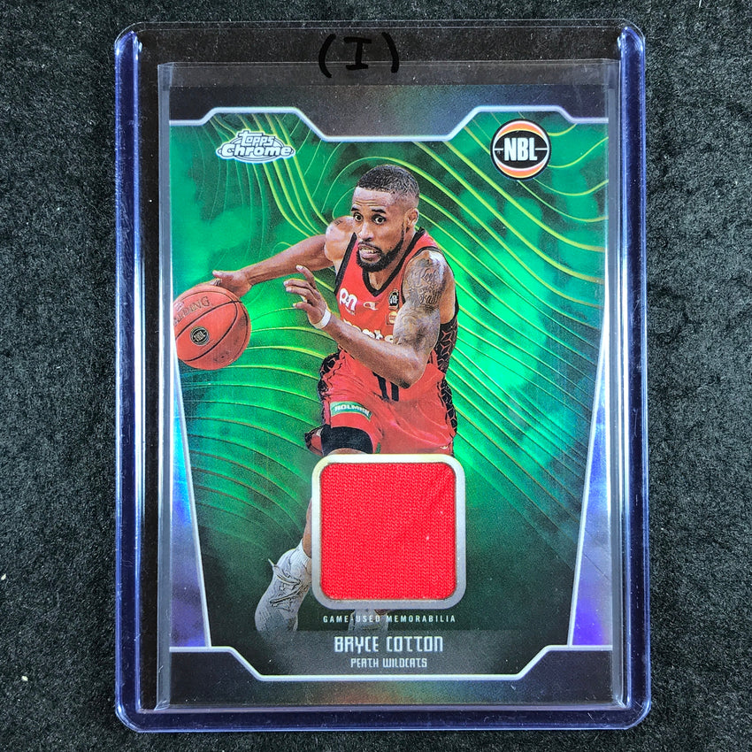 2024-25 Topps Chrome NBL BRYCE COTTON Jersey Relic Refractor #BC (I)