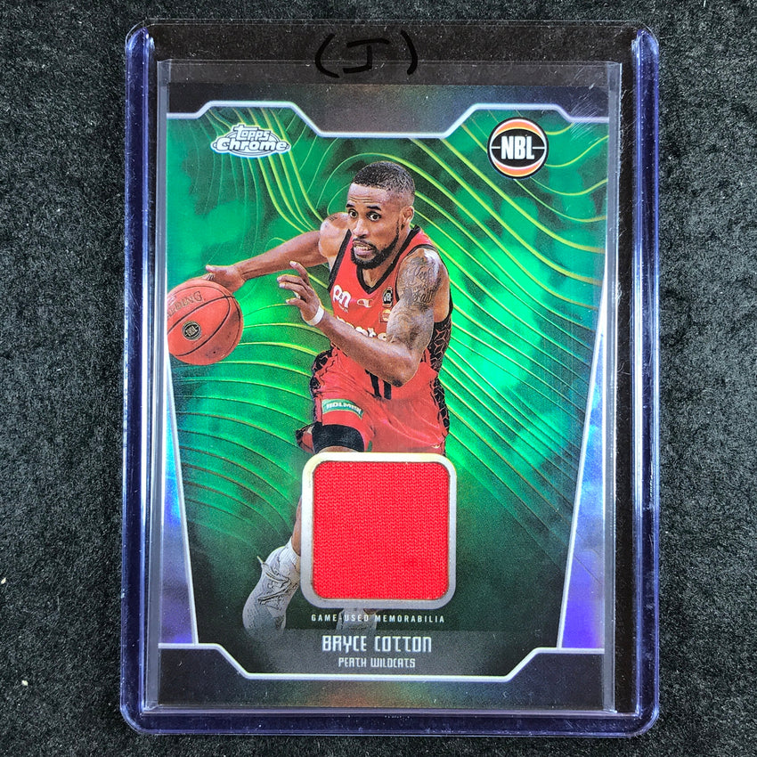 2024-25 Topps Chrome NBL BRYCE COTTON Jersey Relic Refractor #BC (J)