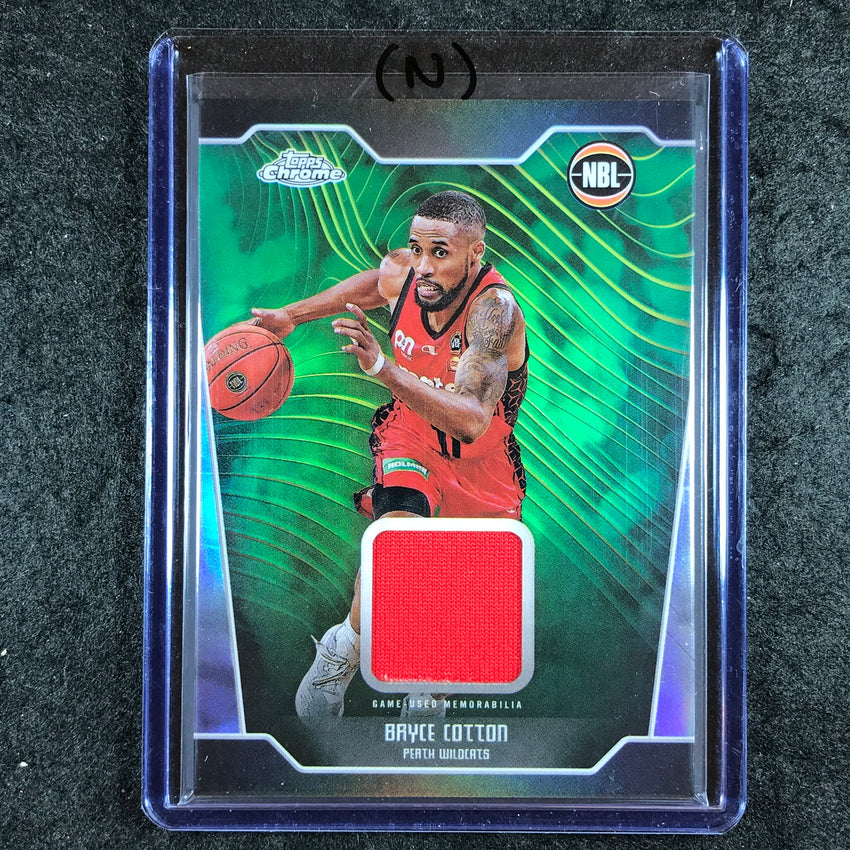 2024-25 Topps Chrome NBL BRYCE COTTON Jersey Relic Refractor #BC (N)