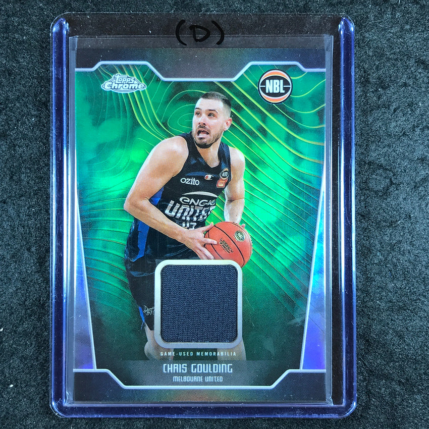 2024-25 Topps Chrome NBL CHRIS GOULDING Jersey Relic Refractor #CG (D)