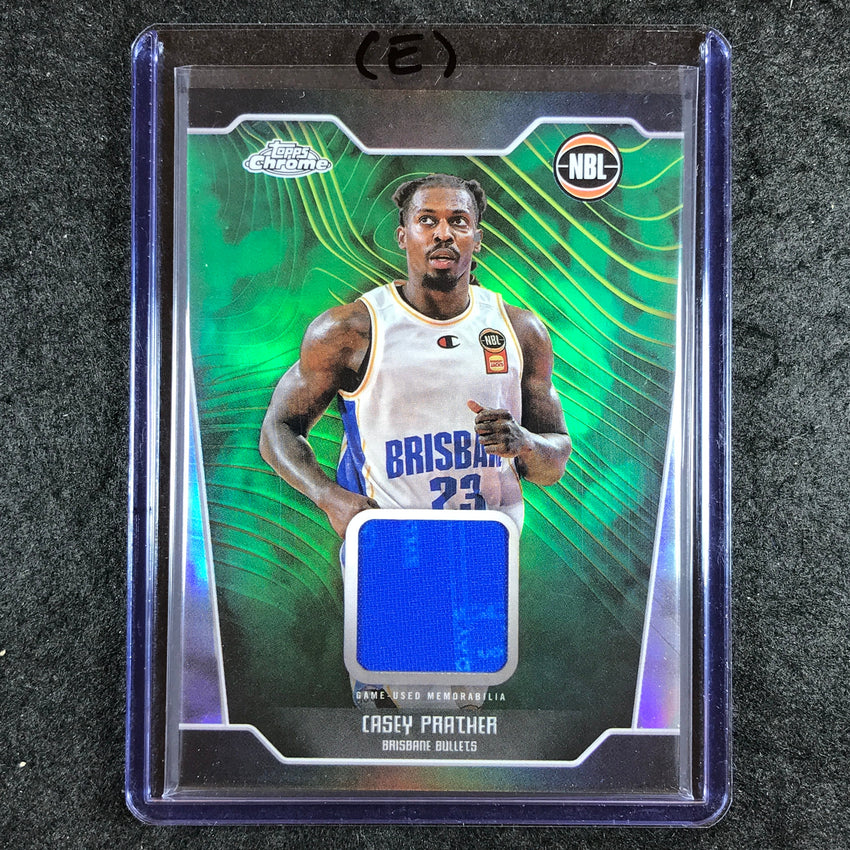 2024-25 Topps Chrome NBL CASEY PRATHER Jersey Relic Refractor #CP (E)