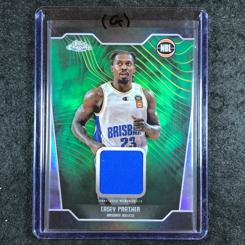 2024-25 Topps Chrome NBL CASEY PRATHER Jersey Relic Refractor #CP (G)