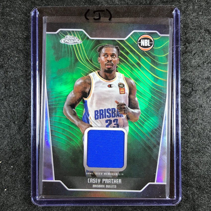 2024-25 Topps Chrome NBL CASEY PRATHER Jersey Relic Refractor #CP (J)