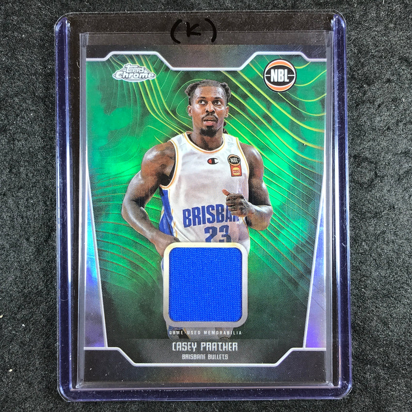 2024-25 Topps Chrome NBL CASEY PRATHER Jersey Relic Refractor #CP (K)