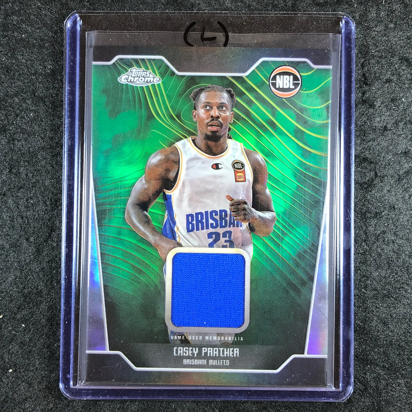 2024-25 Topps Chrome NBL CASEY PRATHER Jersey Relic Refractor #CP (L)