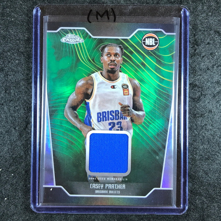 2024-25 Topps Chrome NBL CASEY PRATHER Jersey Relic Refractor #CP (M)