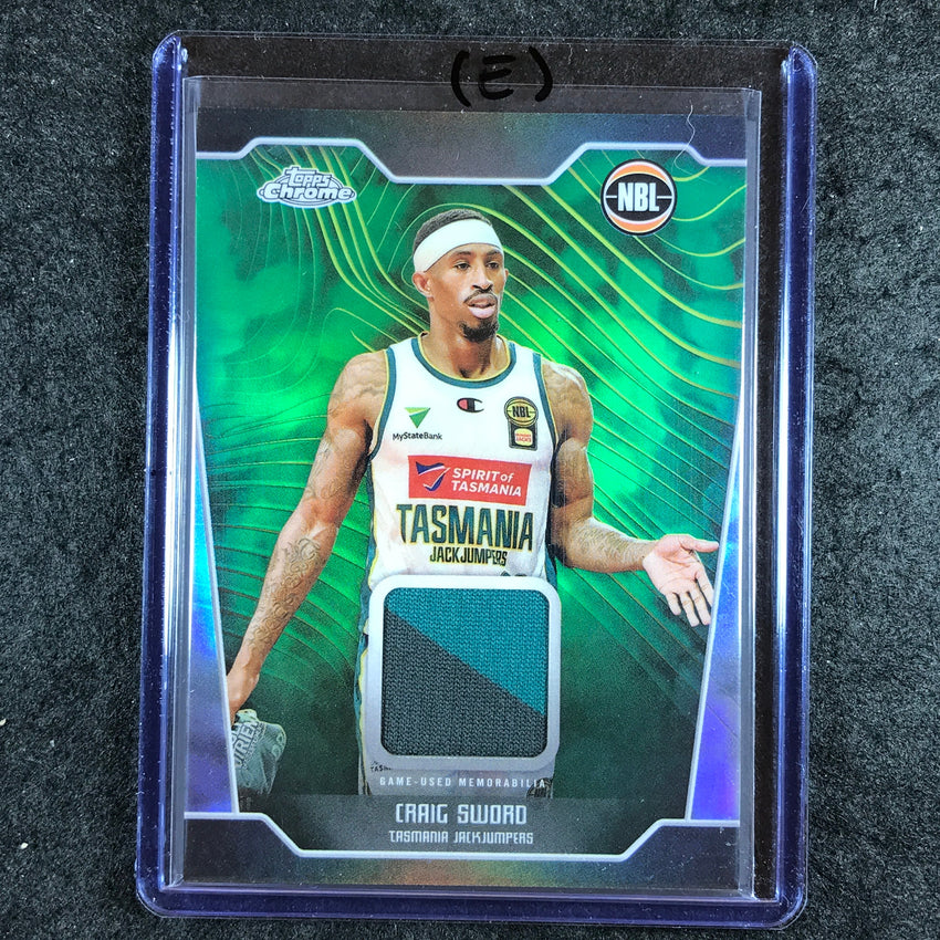 2024-25 Topps Chrome NBL CRAIG SWORD Jersey Relic Refractor #CS (E)