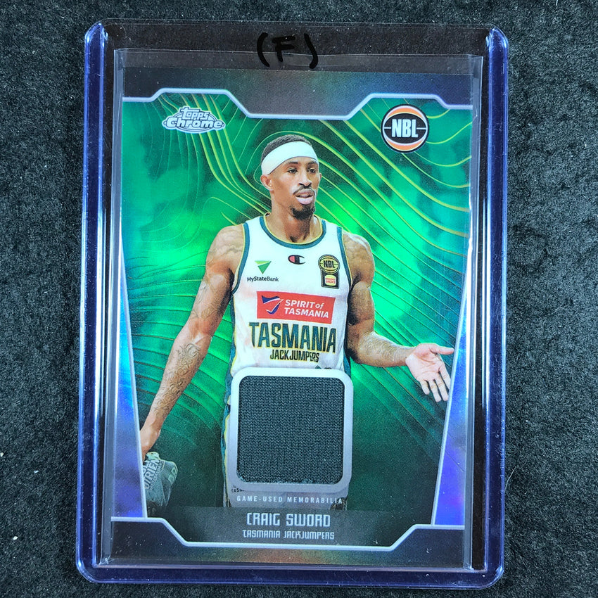 2024-25 Topps Chrome NBL CRAIG SWORD Jersey Relic Refractor #CS (F)