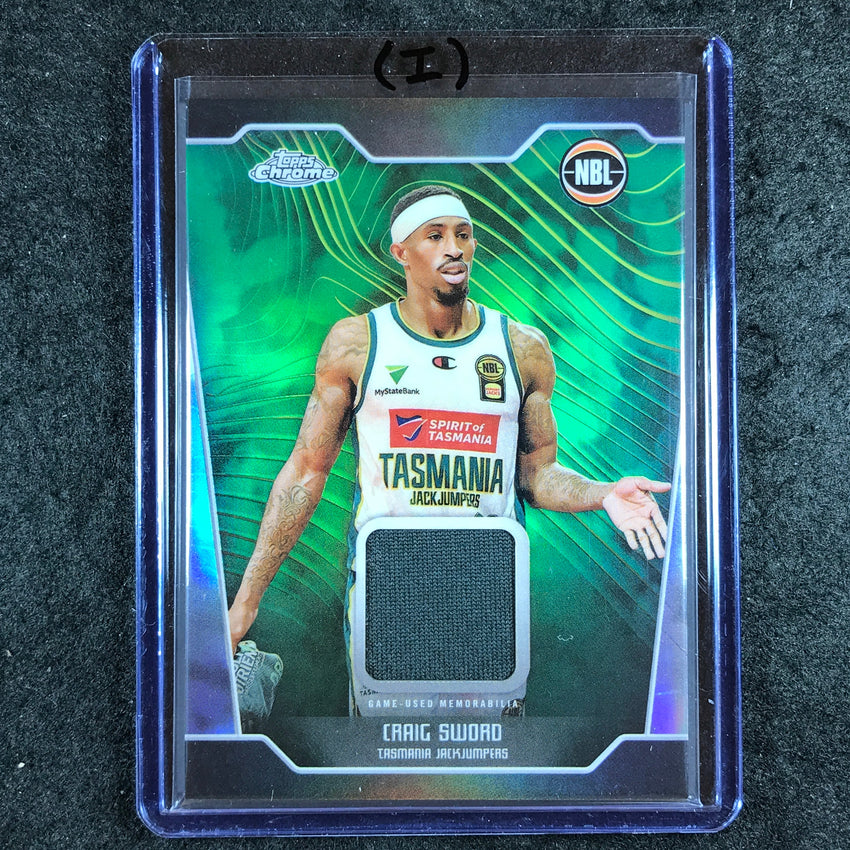 2024-25 Topps Chrome NBL CRAIG SWORD Jersey Relic Refractor #CS (I)