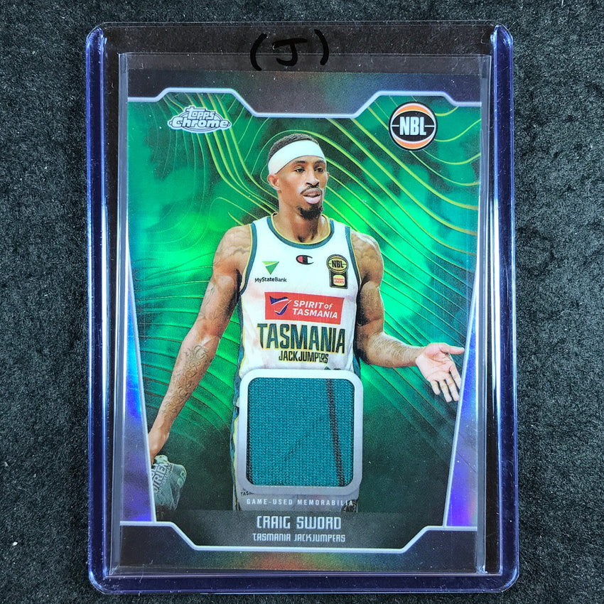 2024-25 Topps Chrome NBL CRAIG SWORD Jersey Relic Refractor #CS (J)