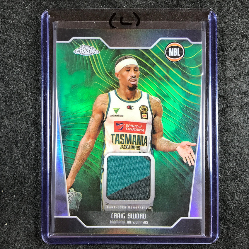 2024-25 Topps Chrome NBL CRAIG SWORD Jersey Relic Refractor #CS (L)