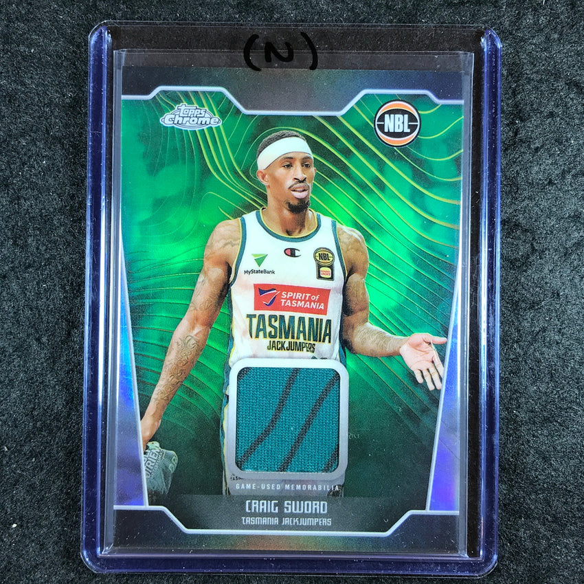 2024-25 Topps Chrome NBL CRAIG SWORD Jersey Relic Refractor #CS (N)