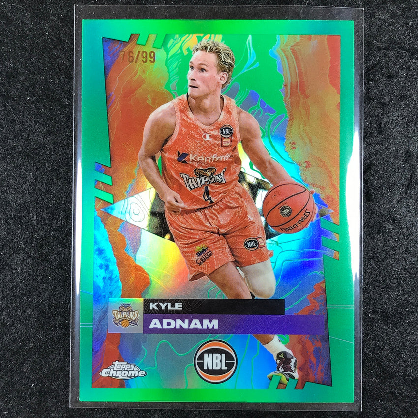 2024-25 Topps Chrome NBL KYLE ADNAM Base Green 76/99 #26