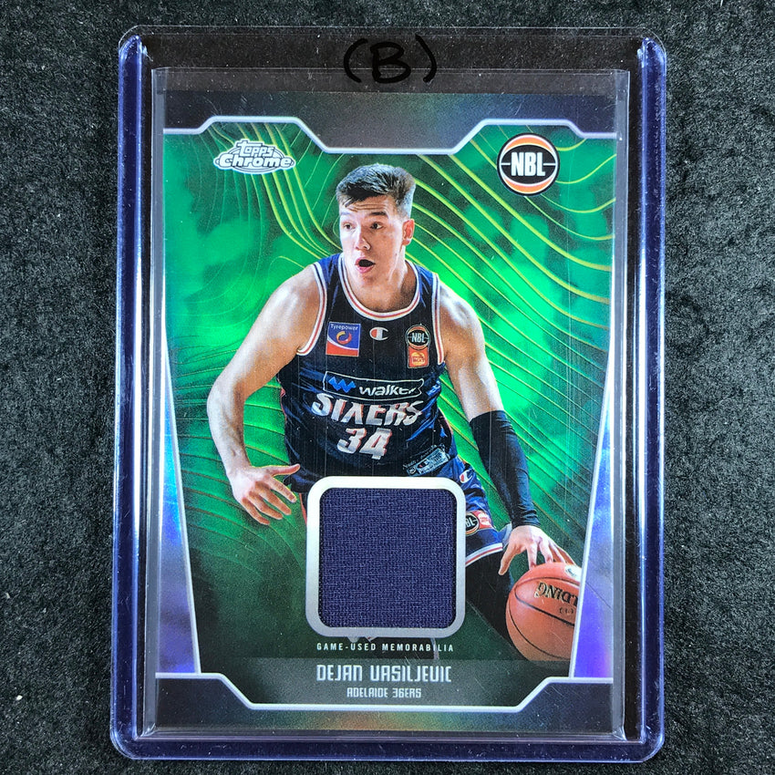 2024-25 Topps Chrome NBL DEJAN VASILJEVIC Jersey Relic Refractor #DV (B)