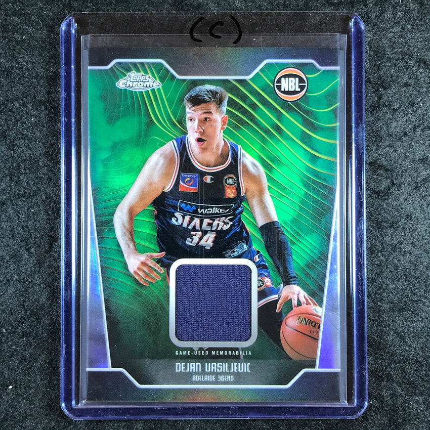2024-25 Topps Chrome NBL DEJAN VASILJEVIC Jersey Relic Refractor #DV (C)