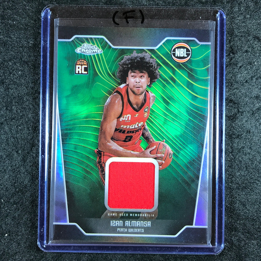 2024-25 Topps Chrome NBL IZAN ALMANSA Rookie Jersey Relic Refractor #IA (F)