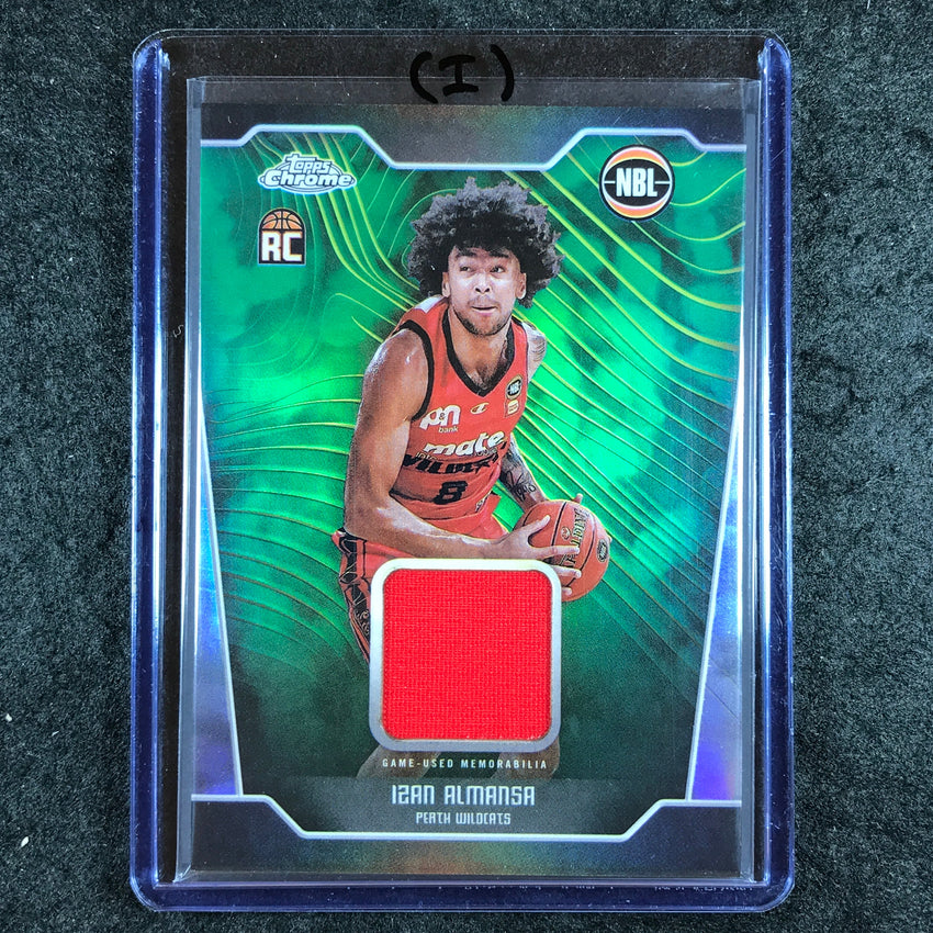 2024-25 Topps Chrome NBL IZAN ALMANSA Rookie Jersey Relic Refractor #IA (I)
