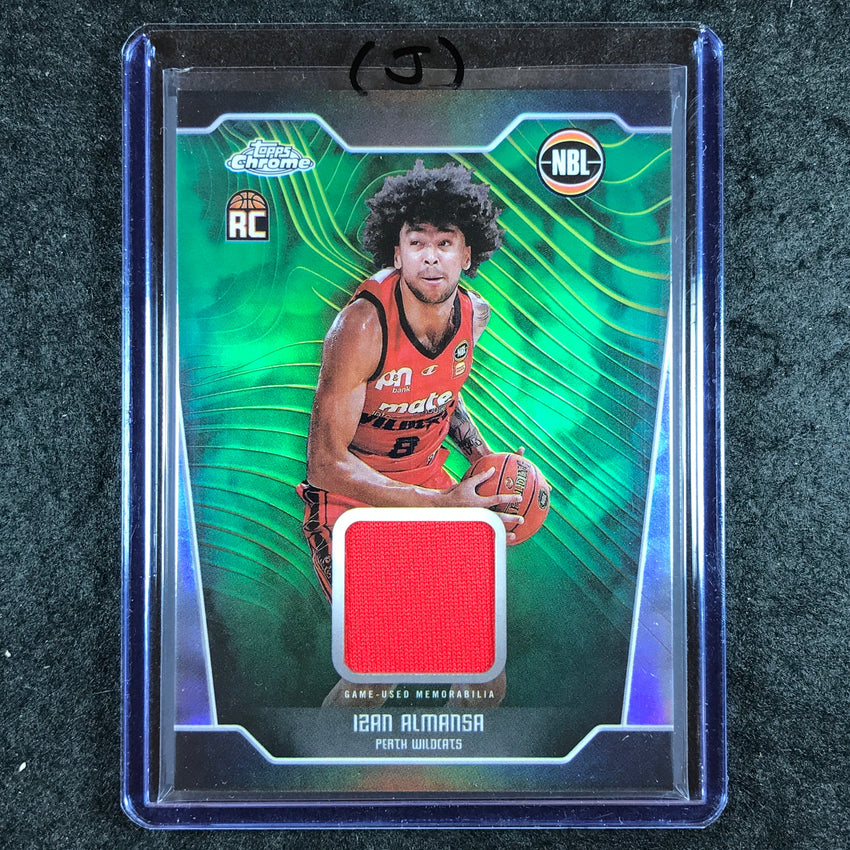 2024-25 Topps Chrome NBL IZAN ALMANSA Rookie Jersey Relic Refractor #IA (J)