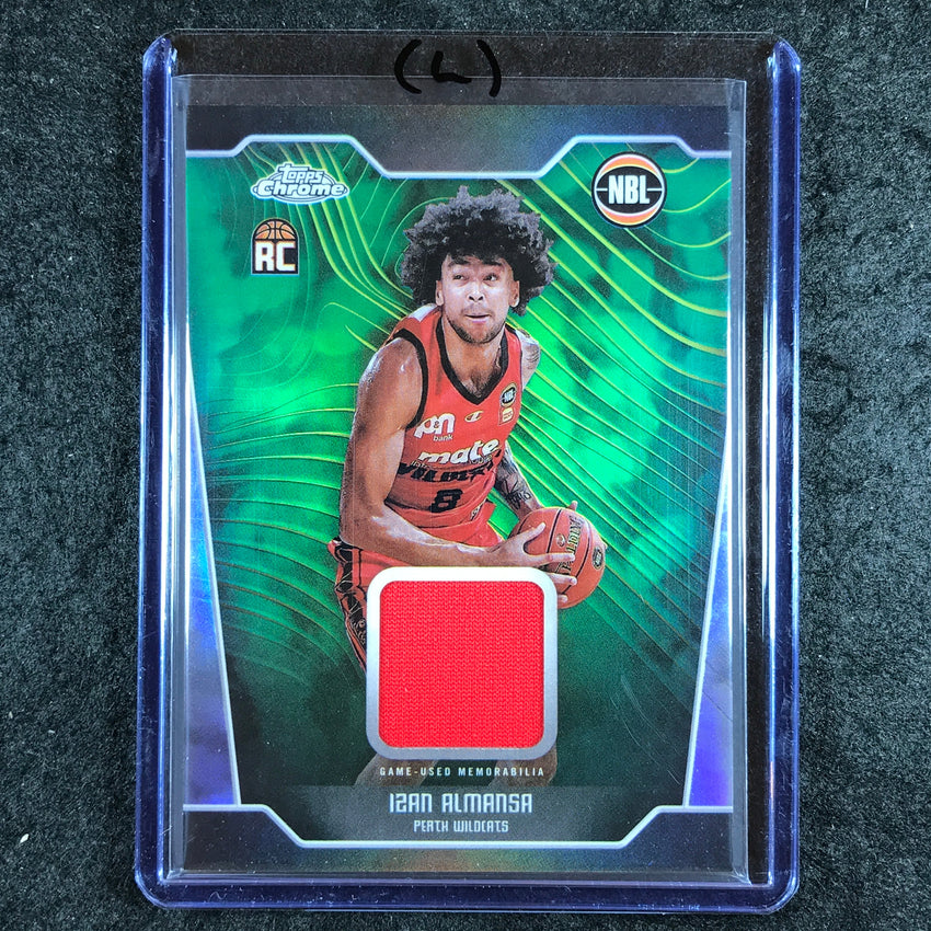 2024-25 Topps Chrome NBL IZAN ALMANSA Rookie Jersey Relic Refractor #IA (L)