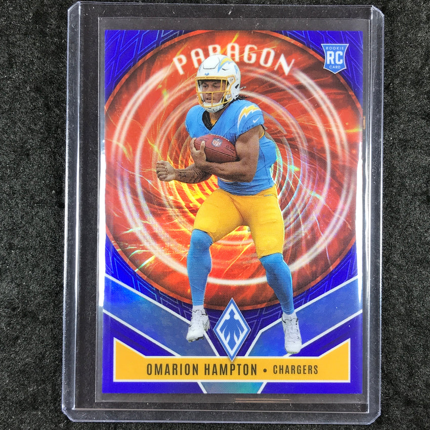 2025 Phoenix Football OMARION HAMPTON Paragon Rookie Blue 53/199 #9