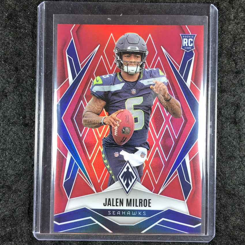 2025 Phoenix Football JALEN MILROE Rookie Base Red 49/99 #151